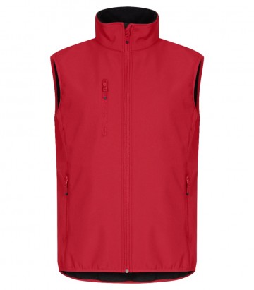 0200911 35classicsoftshellvestredfront